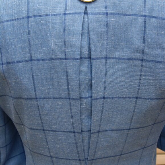 Blue Windowpane Suit - Picture 9 of 13